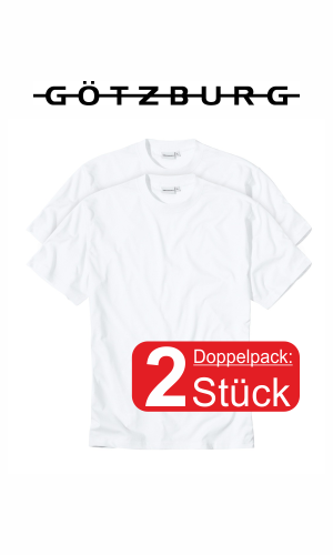 Götzburg T-Shirt weiss- 2er-Pack