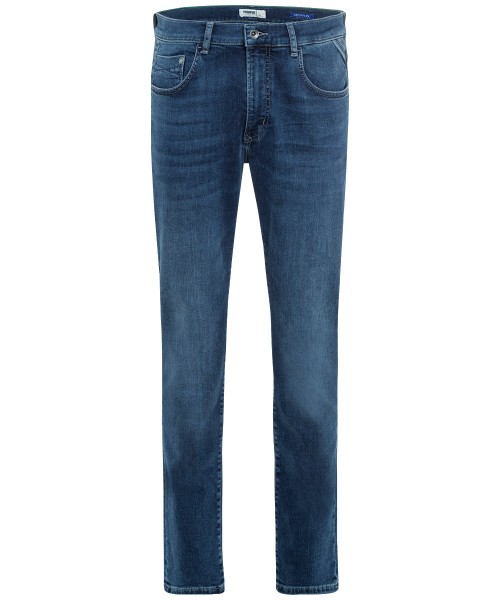 Pioneer Jeans ERIC slim fit MEGAFLEX blue used + Ledergürtel GRATIS