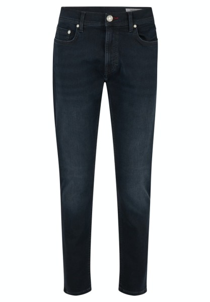 DANIEL HECHTER Jeans regular fit - marine + Ledergürtel