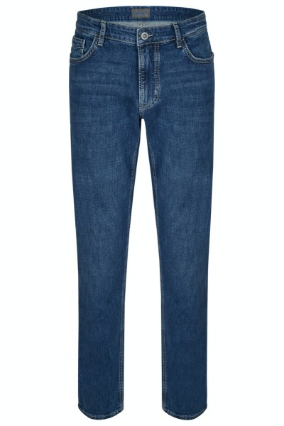 hattric Jeans HUNTER regular fit blue + Ledergürtel